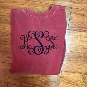 RSS monogrammed sweatshirt